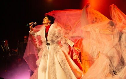 Snowapple’s Utopia transforms Mexico City’s Teatro de la Ciudad Esperanza Iris into a cyborg dreamscape